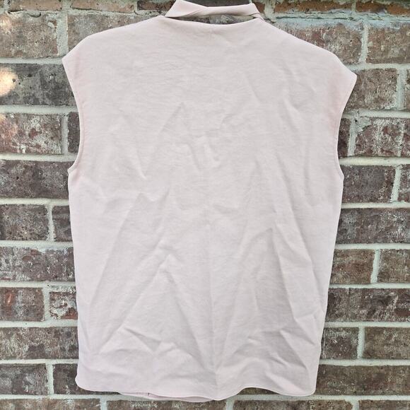 Tibi Mockneck Cap Sleeve Top Size 4 - Picture 6 of 6